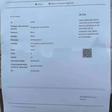 Terrazza Talenti Διαμέρισμα *